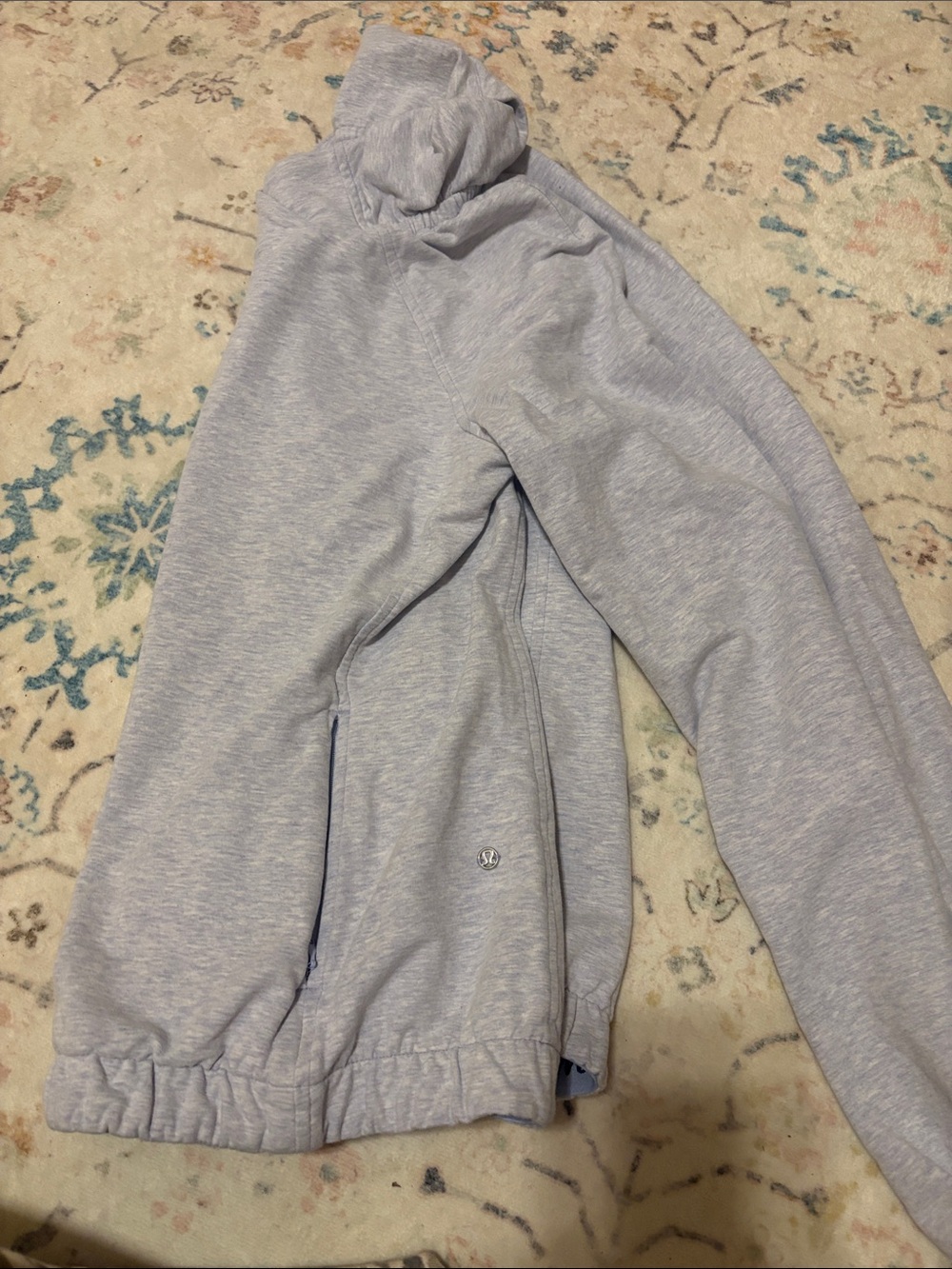 Lululemon After All Pullover
Heathered Cool Breeze . Size 8